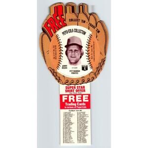 Pepsi-Cola Baseball Trading Card 1977 Jerry Reuss Pittsburgh Pirates MLB Trade